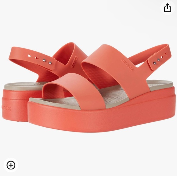 CROCS Shoes - Crocs Women’s Brooklyn Low Wedges Platform Sandals